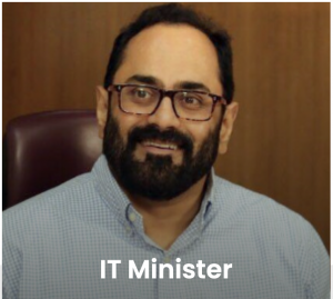 Hon. IT & Entrepreneurship Minister Rajeev Chandrasekhar